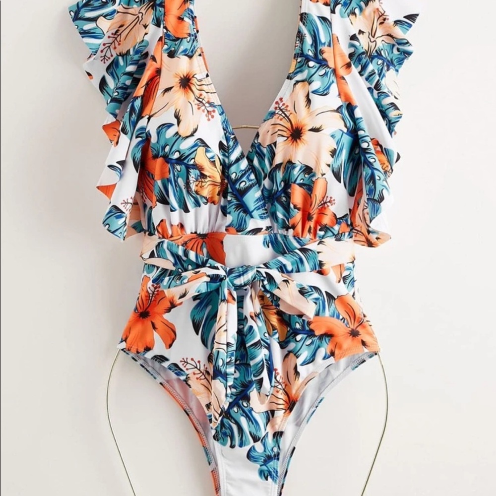Floral One Piece Swimsuit